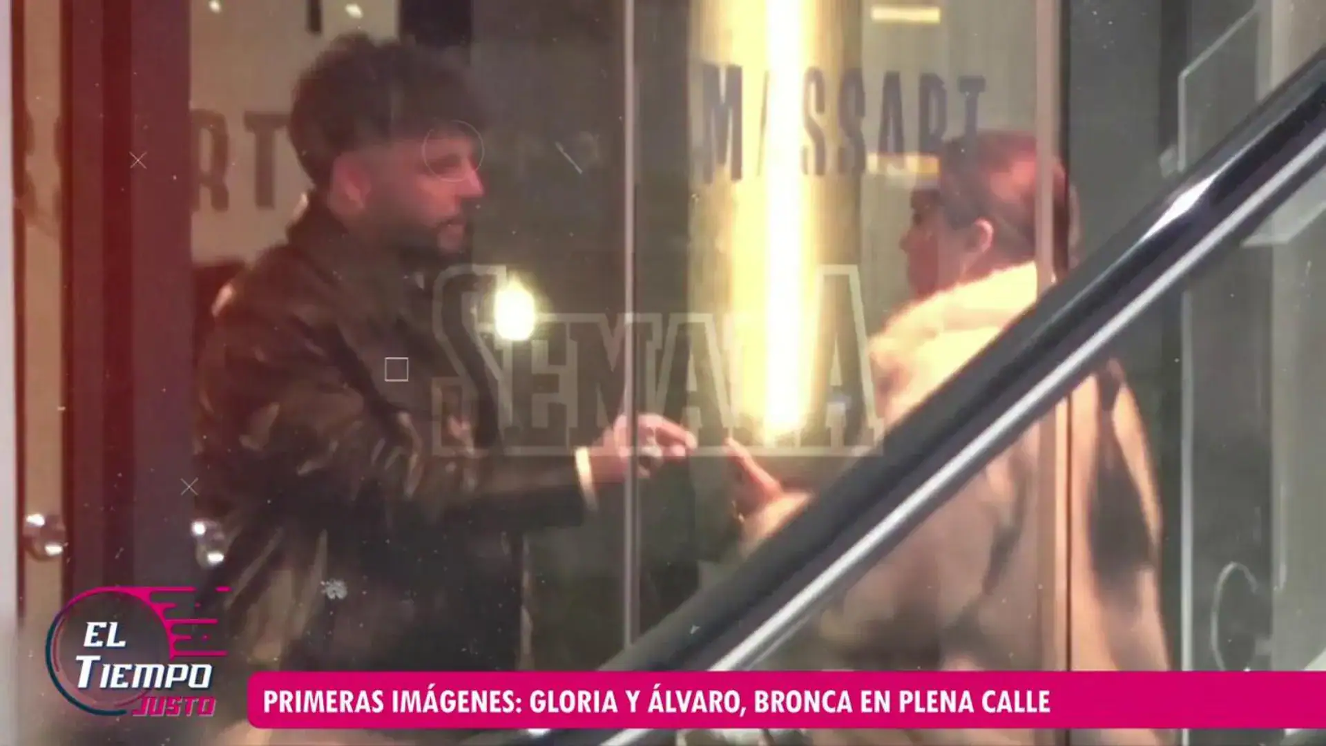 La bronca definitiva de Gloria Camila y Álvaro García, en vídeo: "Ella aguanta el chaparrón"