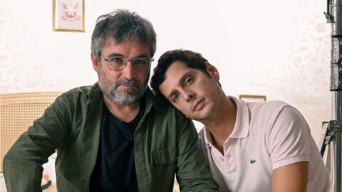 Eduardo Casanova junto a Jordi Évole durante su conversación sobre el documental Sidosa