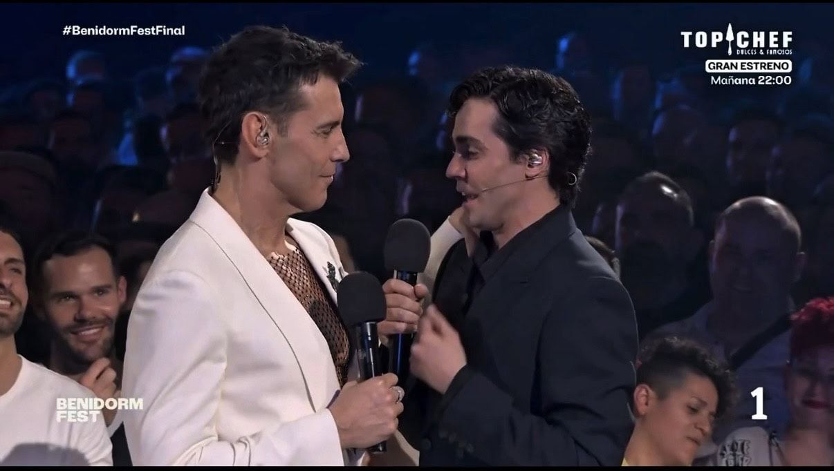 ¿Algo más que admiración? El "shippeo" viral entre Javier Ambrossi y Jesús Vázquez que ha roto las redes en la final del