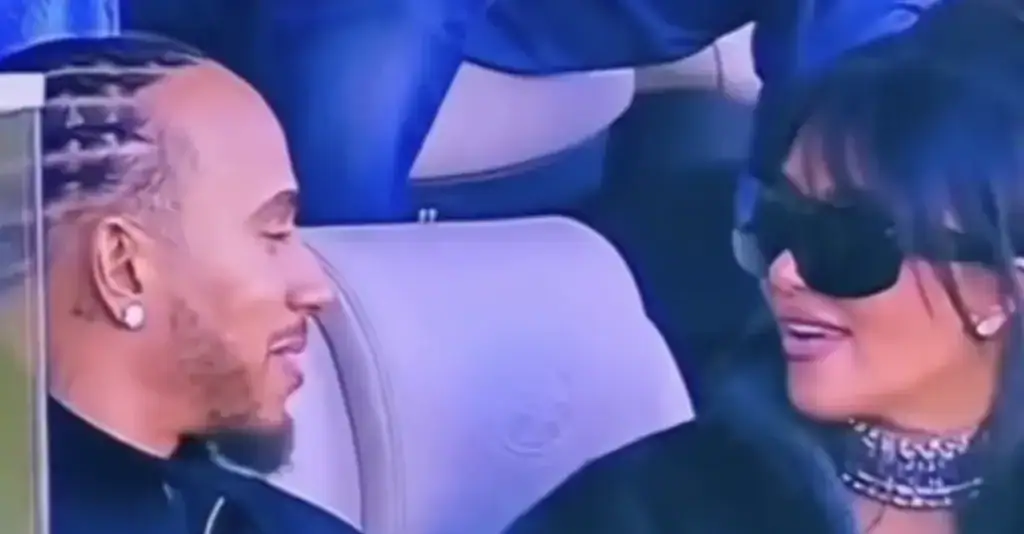Bomba mundial en la Super Bowl: Kim Kardashian y Lewis Hamilton oficializan su romance ante millones de espectadores