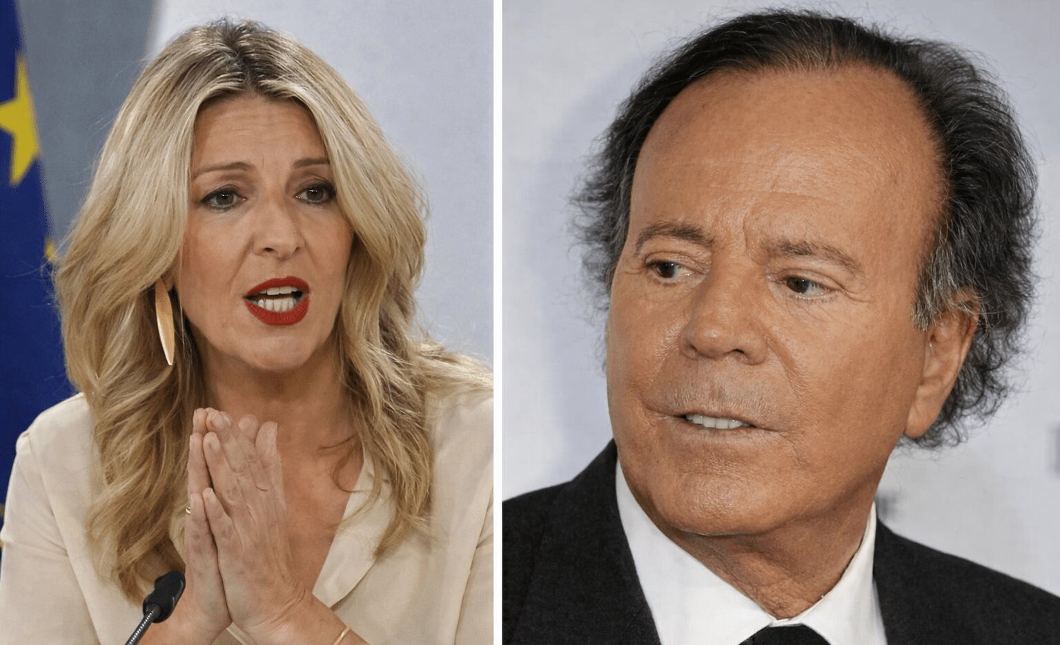 Yolanda Díaz planta cara a Julio Iglesias: "Defiendo a las mujeres ante cualquiera, las mujeres ya no nos callamos"