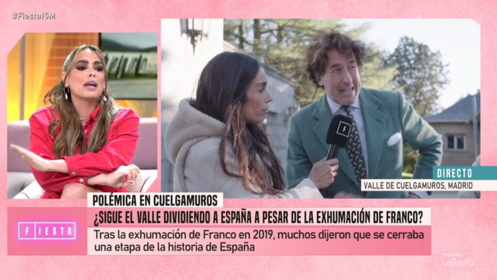 Rosa Villacastín estalla contra Emma García por permitir consignas dictatoriales en el plató de 'Fiesta'