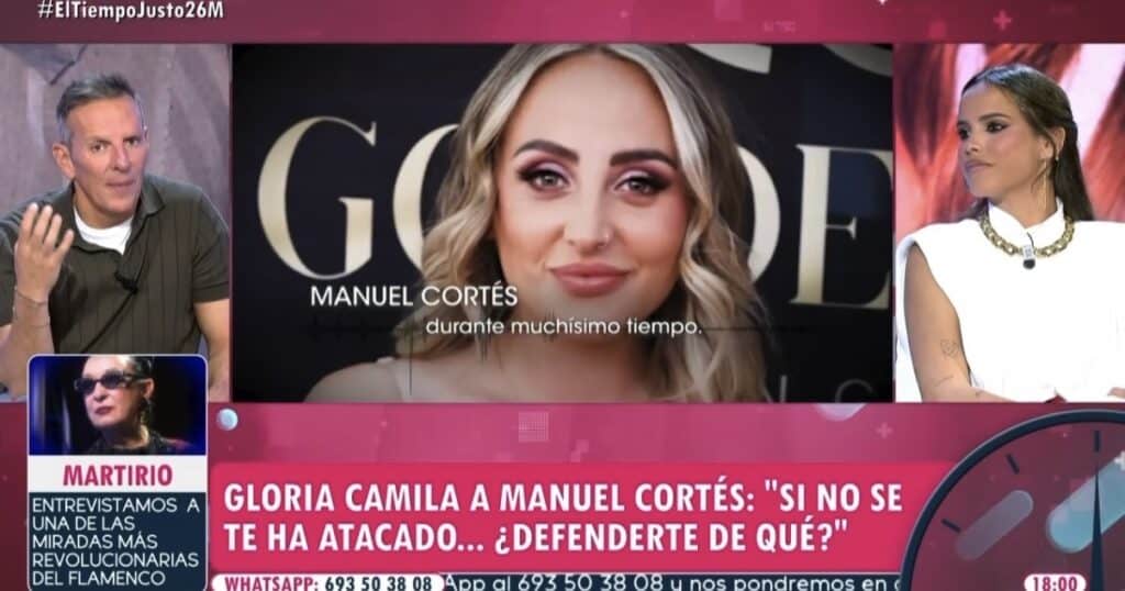 El pánico de Gloria Camila ante el fin del silencio de Manuel Cortés: una amistad traicionada por la soberbia