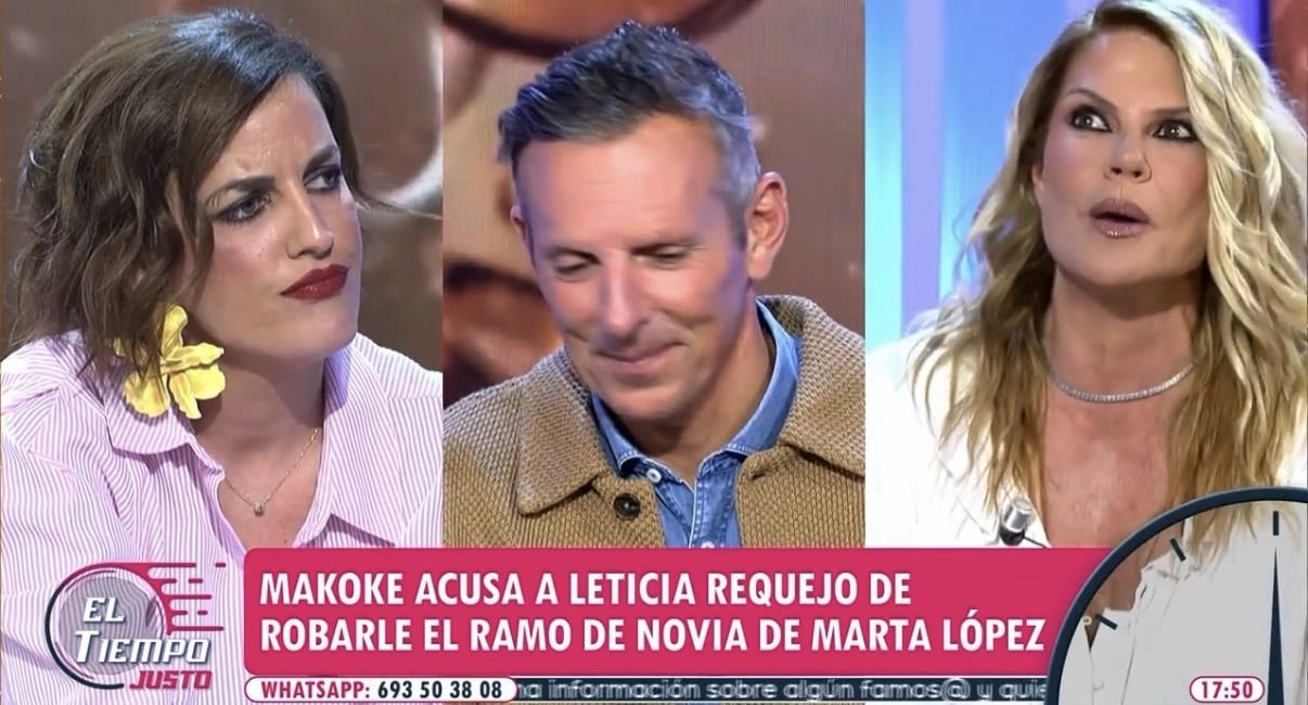 Makoke acusa a Leticia Requejo de "robo" en la boda de Marta López: tensión máxima en ‘El tiempo justo’
