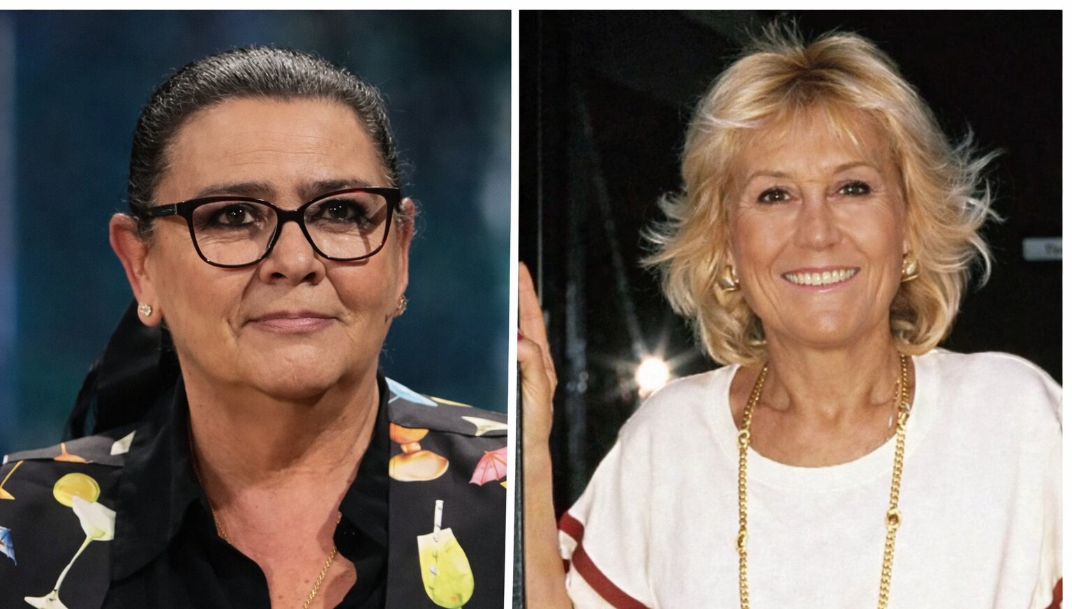 María del Monte y Encarna Sánchez en un montaje sobre el Caso Arny treinta años después