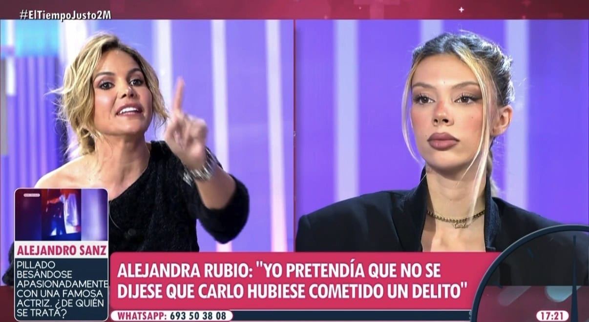 Marta López desmiente a Alejandra Rubio y confirma la versión de Antonio Rossi: «Dijiste que estabas al teléfono»