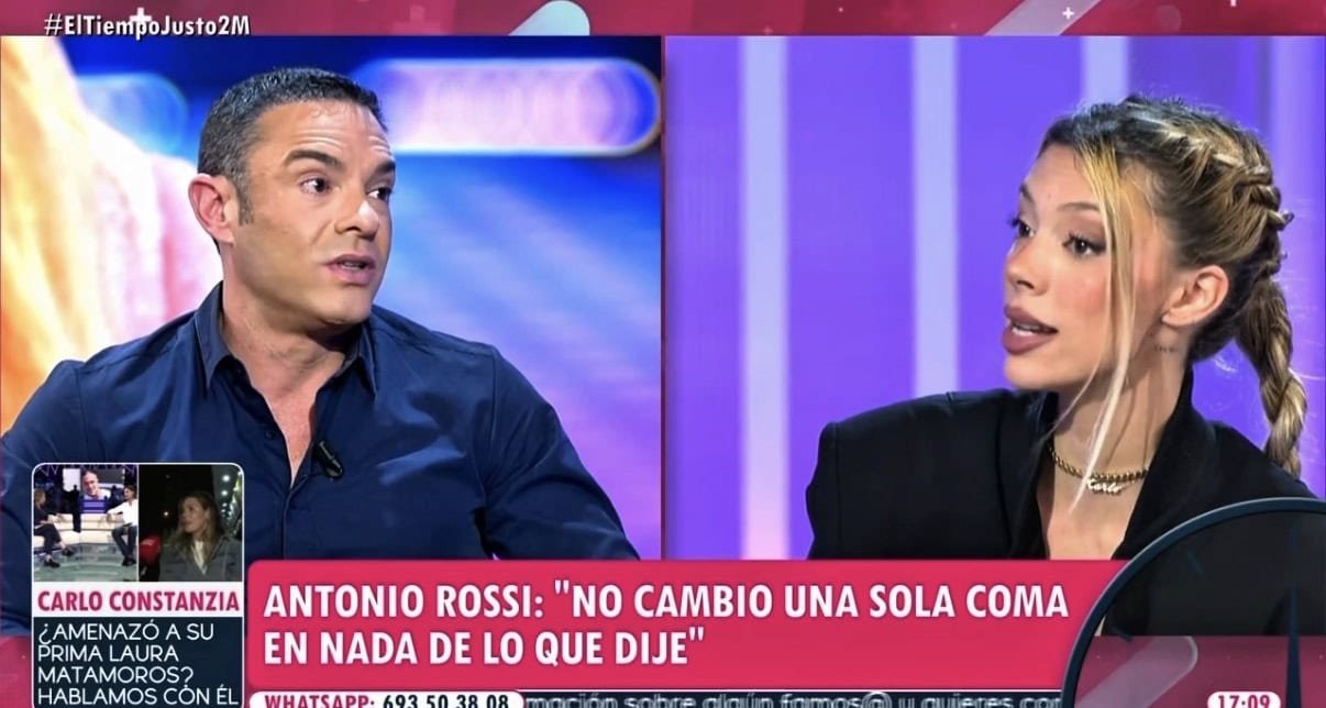 Alejandra Rubio se atrinchera en el victimismo y denuncia una "caza de brujas" contra Carlo Costanzia en 'El tiempo justo'