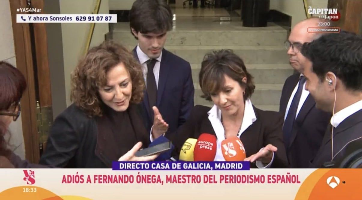 Sonsoles Ónega, sobrecogida por el adiós a su padre: "Fue también un poco padre de esta profesión"