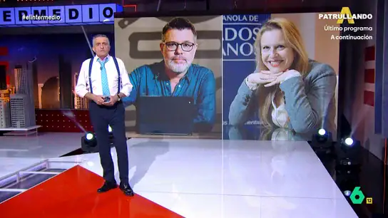 El Gran Wyoming defendiendo a Héctor de Miguel frente a Abogados Cristianos en televisión