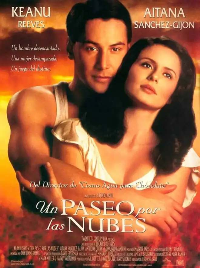 Aitana Sánchez-Gijón en una escena de 'Un paseo por las nubes', la película de 1995 que rodó junto a Keanu Reeves