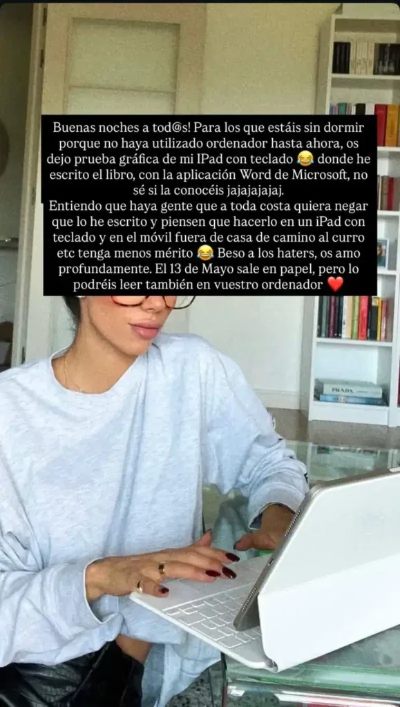 Opinión: El ocaso de la credibilidad de Alejandra Rubio: una "escritora" sin ordenador, sin coherencia y blindada en la soberbia