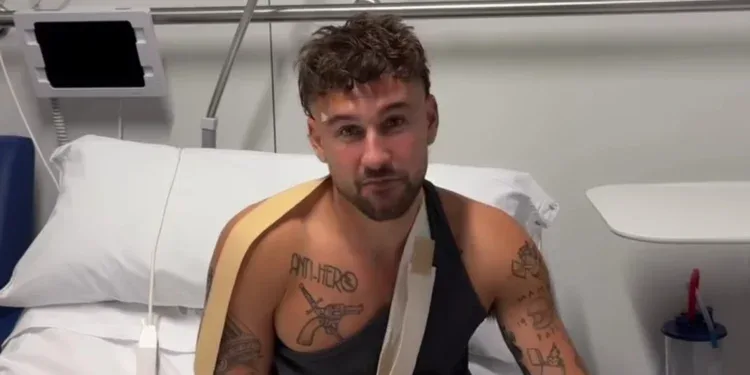 Drama en el escenario: el cantante Dani Fernández operado de urgencia tras un impactante accidente en su último show