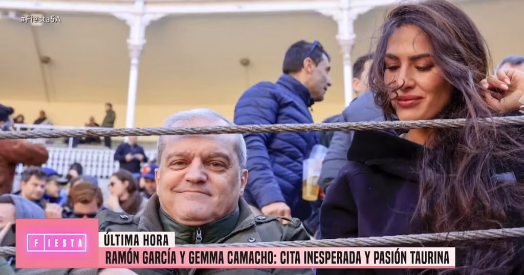 Gemma Camacho y Ramón García coinciden en un festejo taurino, las imágenes emitidas por 'Fiesta' en Telecinco