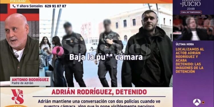 Adrián detenido