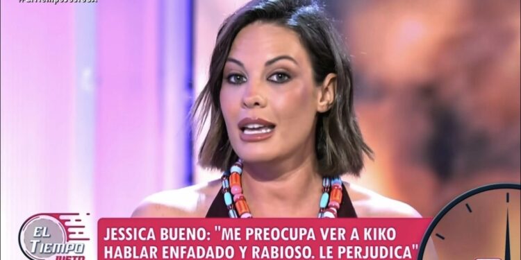 Jessica Bueno responde a Kiko Rivera desde el plató de 'El tiempo justo', en Telecinco