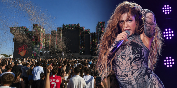 shakira escenario fallece obrero