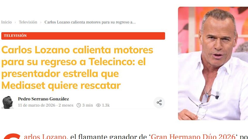 Joaquín Prat, presentador de El Tiempo Justo, el magacín de Telecinco que recorta su duración