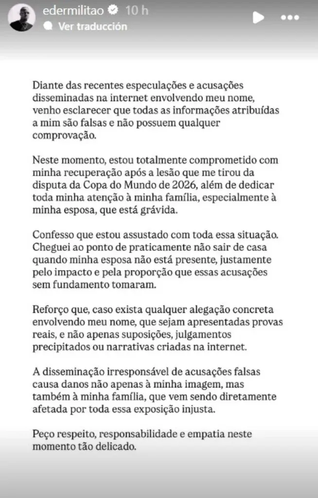 Escándalo en el Real Madrid: Éder Militao rompe su silencio y desmiente la contratación de mujeres de compañía junto a Vinícius Jr.