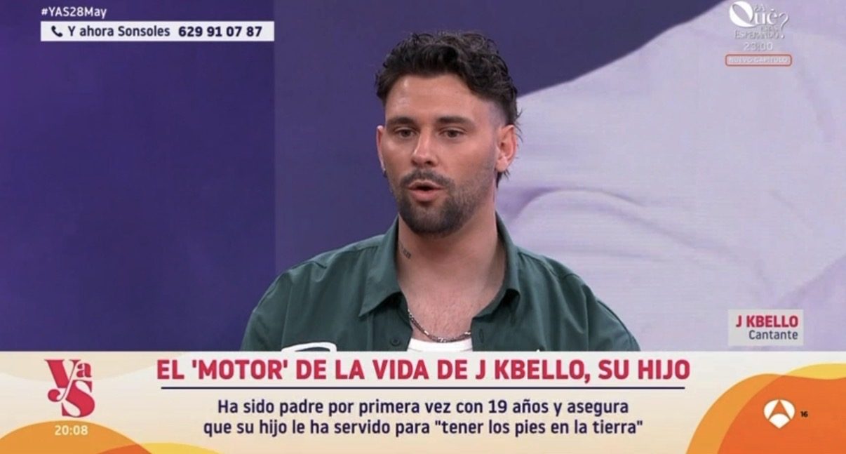 J Kbello desnuda su intimidad en Antena 3 para hablar de su hijo: «Es el motor de mi vida»