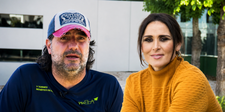 José Luis Luna y Rosa López, expareja durante ocho meses, en un montaje a dos caras