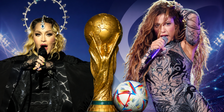 Shakira y Madonna, unidas en un montaje como cabezas de cartel del show de la final del Mundial 2026