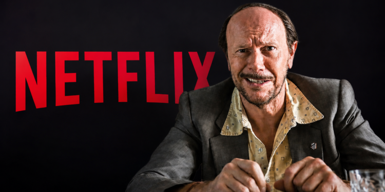 Santiago Segura caracterizado como Torrente en el cartel promocional de 'Torrente Presidente' para Netflix