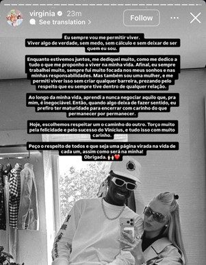 Virginia Fonseca, la creadora de contenido brasileña que ha anunciado su ruptura con Vinícius Jr, en otro plano individual