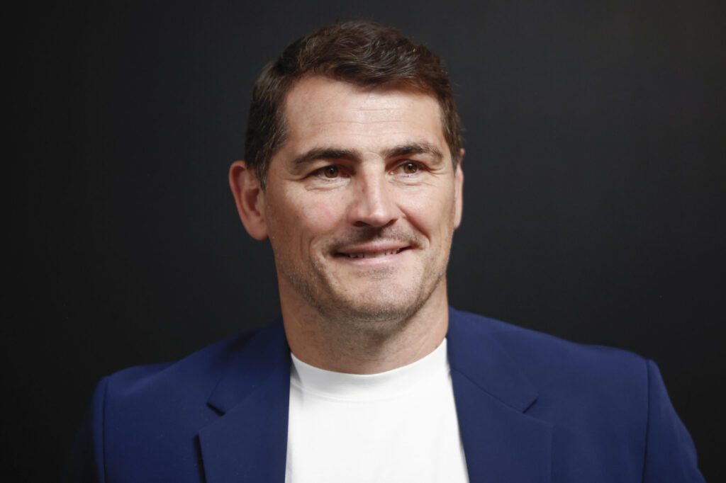 Iker Casillas, exportero del Real Madrid y de la selección española, en un primer plano