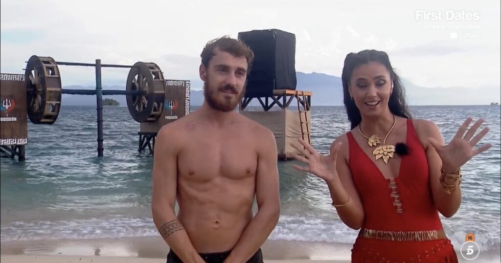 Aratz Lakuntza, líder de la semana, durante la gala de 'Supervivientes 2026'