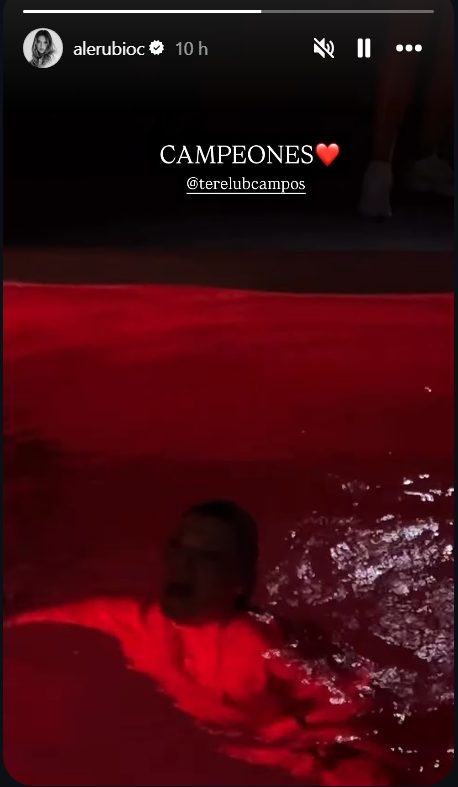 Rosalía con una vuvuzela en la cama, Terelu de cabeza a la piscina e Ibai copiándola