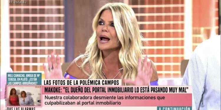 Makoke interviene en el plató de 'Fiesta' para defender a Nacho Picatoste ante Emma García