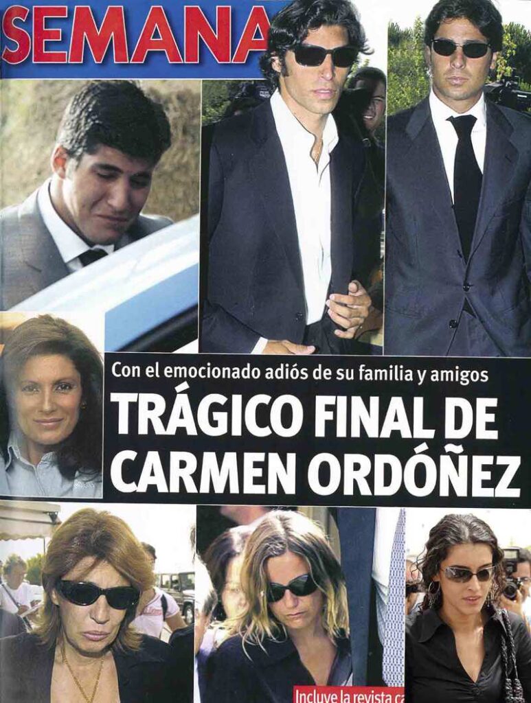 Carmina Ordóñez, fallecida el 23 de julio de 2004 a los 49 años, en un retrato de archivo