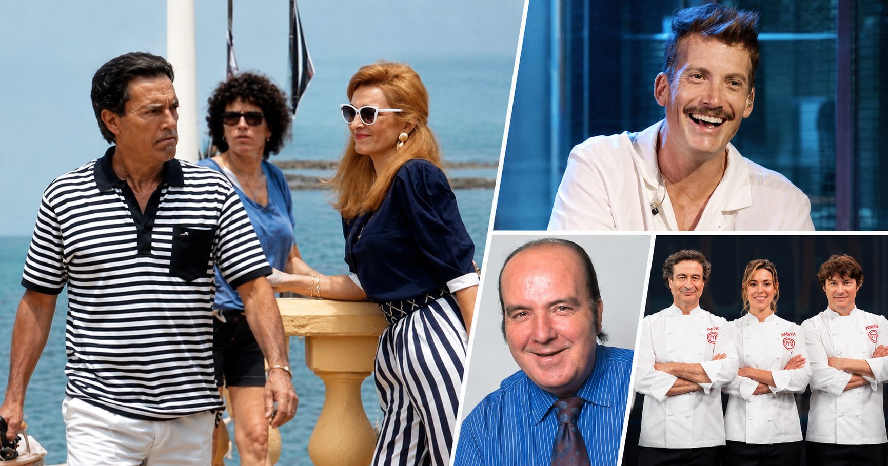 Biopics de Rocío Jurado y Chiquito, Grison debutando como presentador y un MasterChef de…