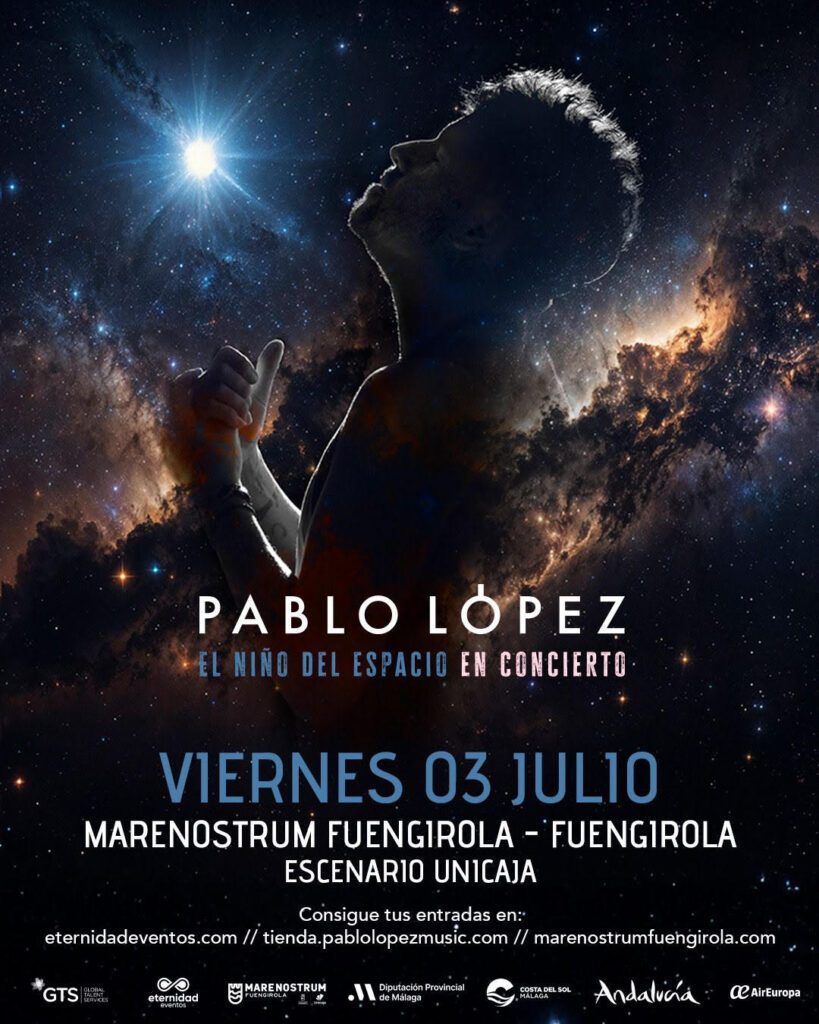 Pablo López, hospitalizado por una lesión muscular grave: aplaza a veinte minutos del inicio su gran concierto en el Marenostrum de