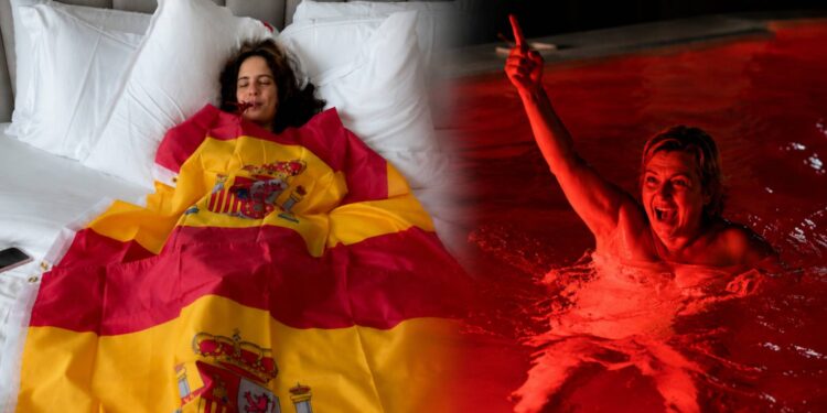 Rosalía con una vuvuzela en la cama, Terelu de cabeza a la piscina e Ibai copiándola