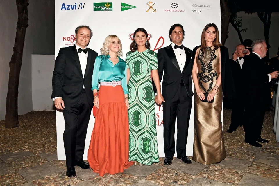 Tana Rivera, imagen de la joyería Rabat, durante su asistencia a un acto público