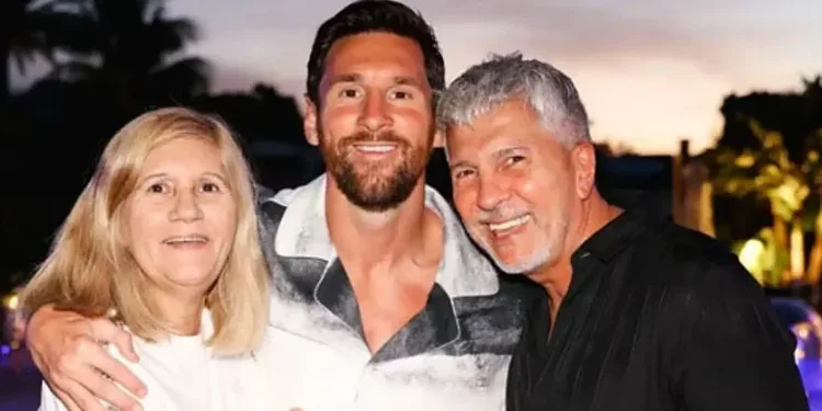 leo messi y su padre