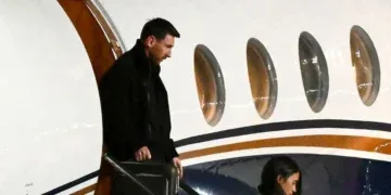 messi llegada a argentina