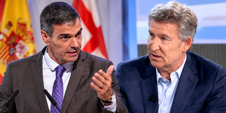RTVE, Atresmedia y Mediaset ofrecen a Pedro Sánchez y al líder del PP, Alberto Núñez Feijóo, un debate a dos antes del …