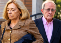 Mónica Medina, la expareja de Emilio Gutiérrez Caba, destroza una cámara a patadas al dejar la casa del actor y grita a…